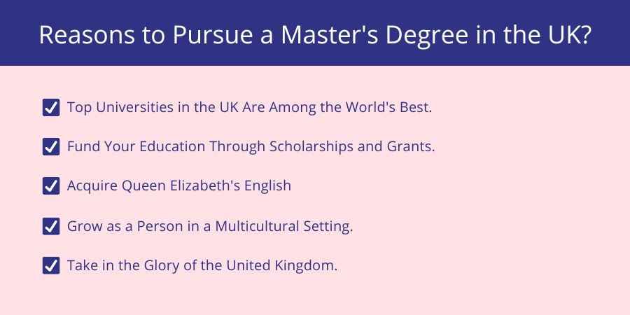 Why Masters Degree in UK